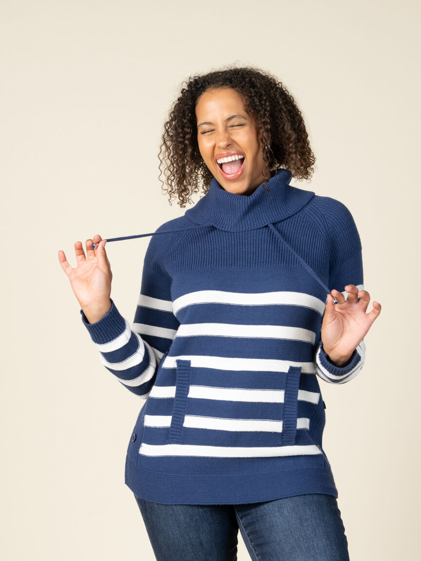 Long Sleeve Cowl Neck Sweater