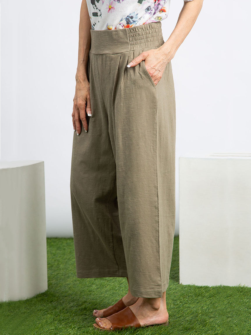 Cotton Gaucho Pants Image 3