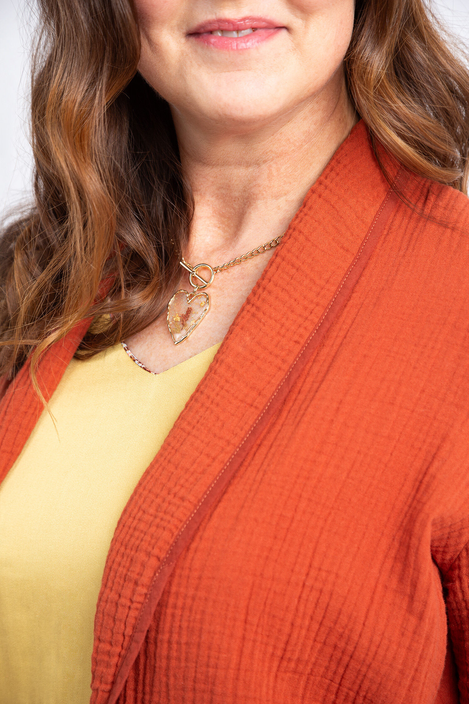 &frac34; Sleeve Crinkle Gauze Blazer Image 5