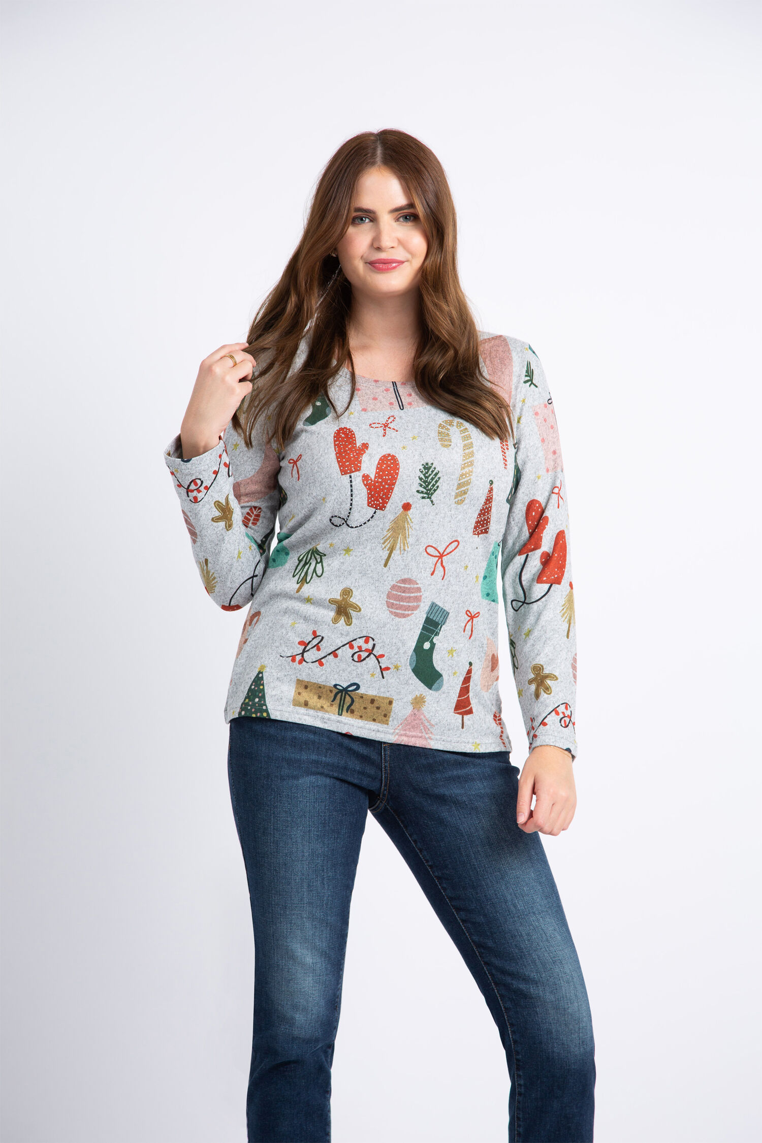 Long Sleeve Christmas Top  Image 2