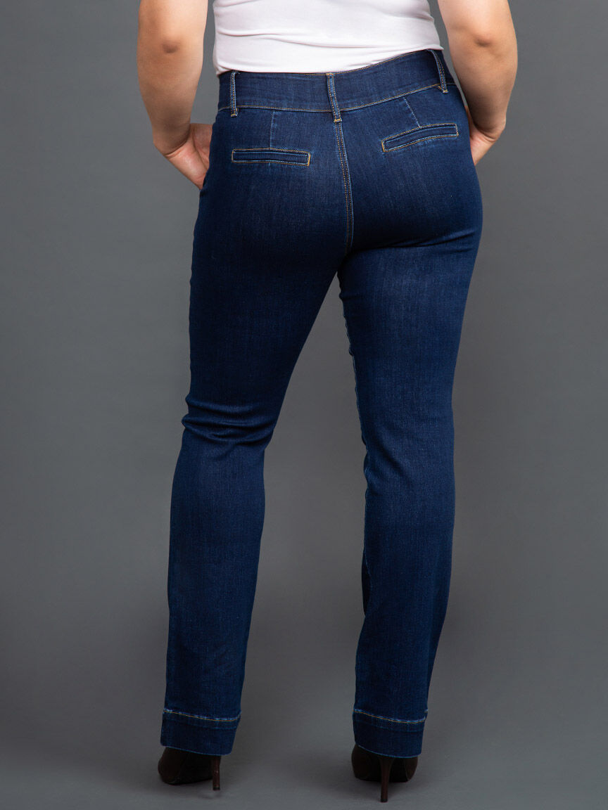 High Rise Bootcut Jeans Image 4