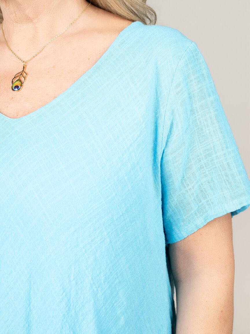 Layered Hem Knee Dress Image 2