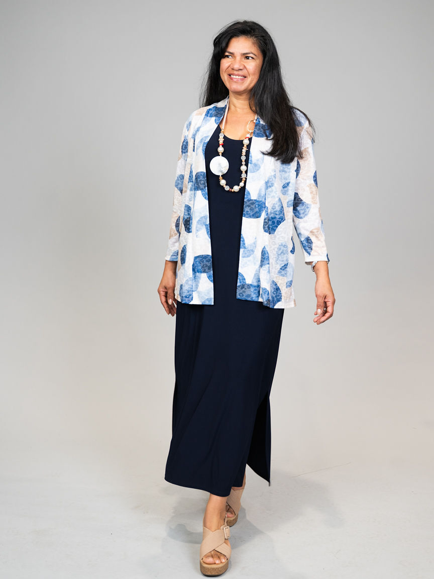 Long Sleeve Open Front Cardigan