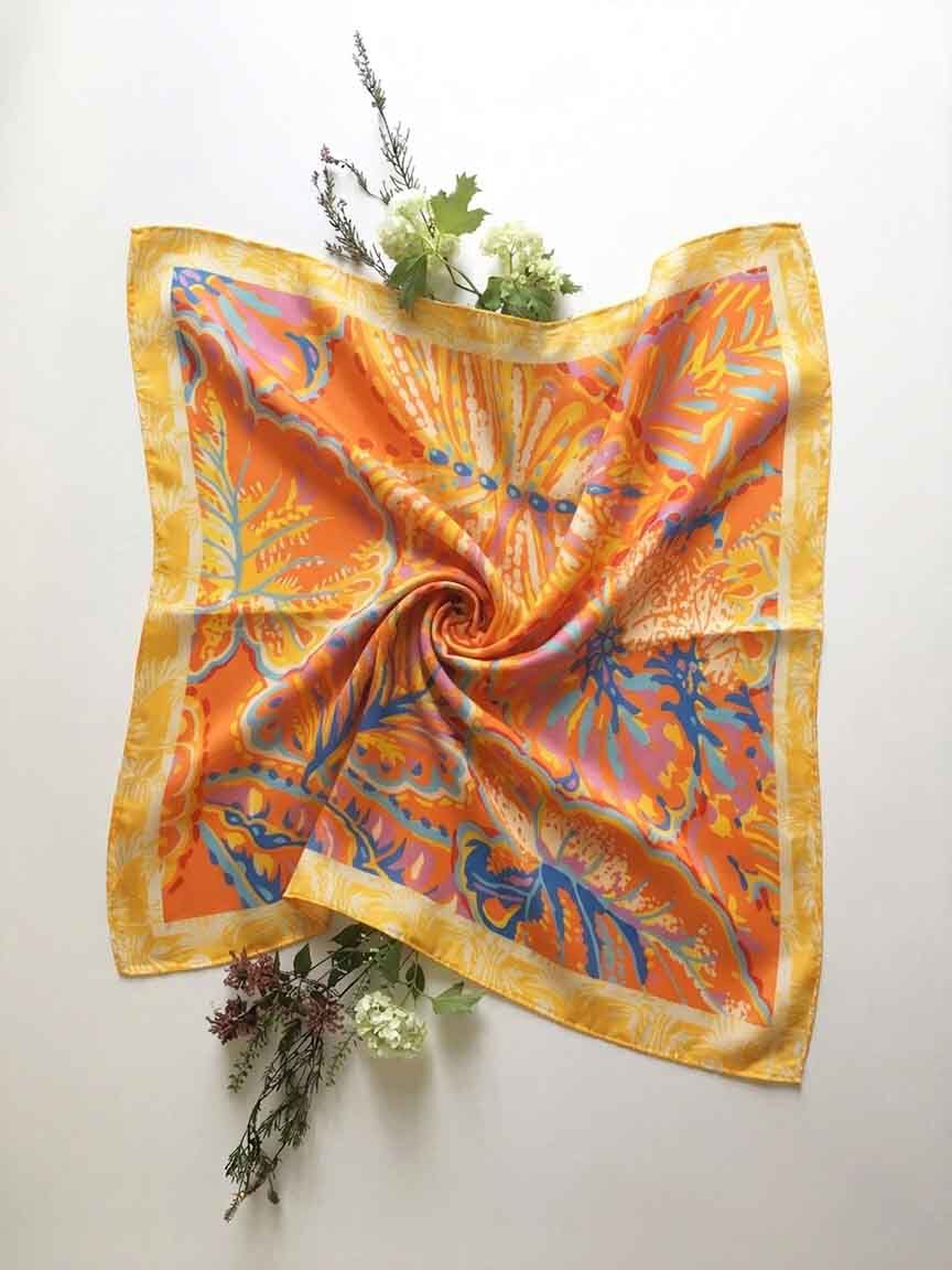 Lightweight Leaf Scarf