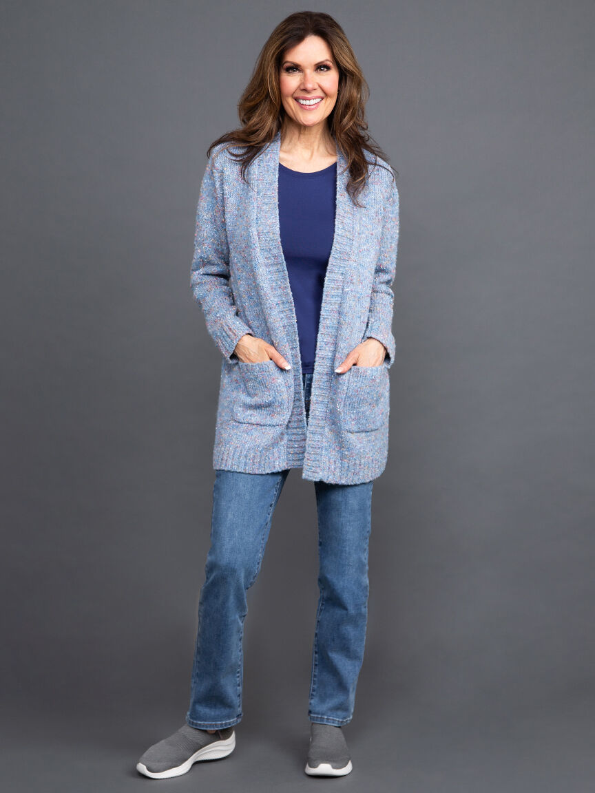 Double Pocket Space Dyed Cardigan Image 1