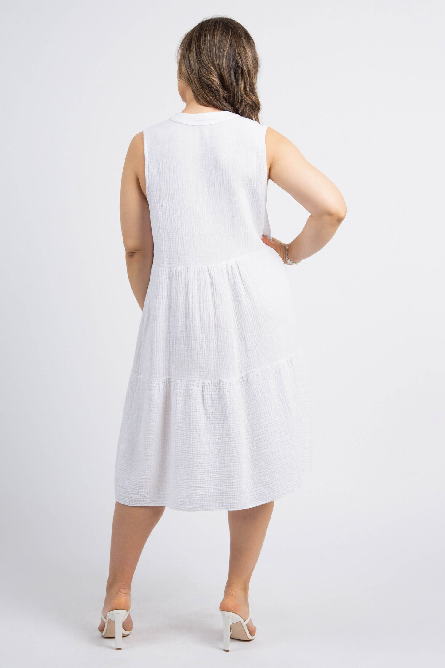 Cotton Gauze Summer Dress Image 3