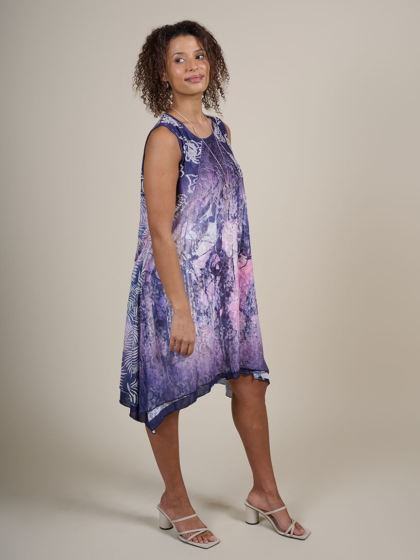 Sleeveless Knee Length Dress  Image 3