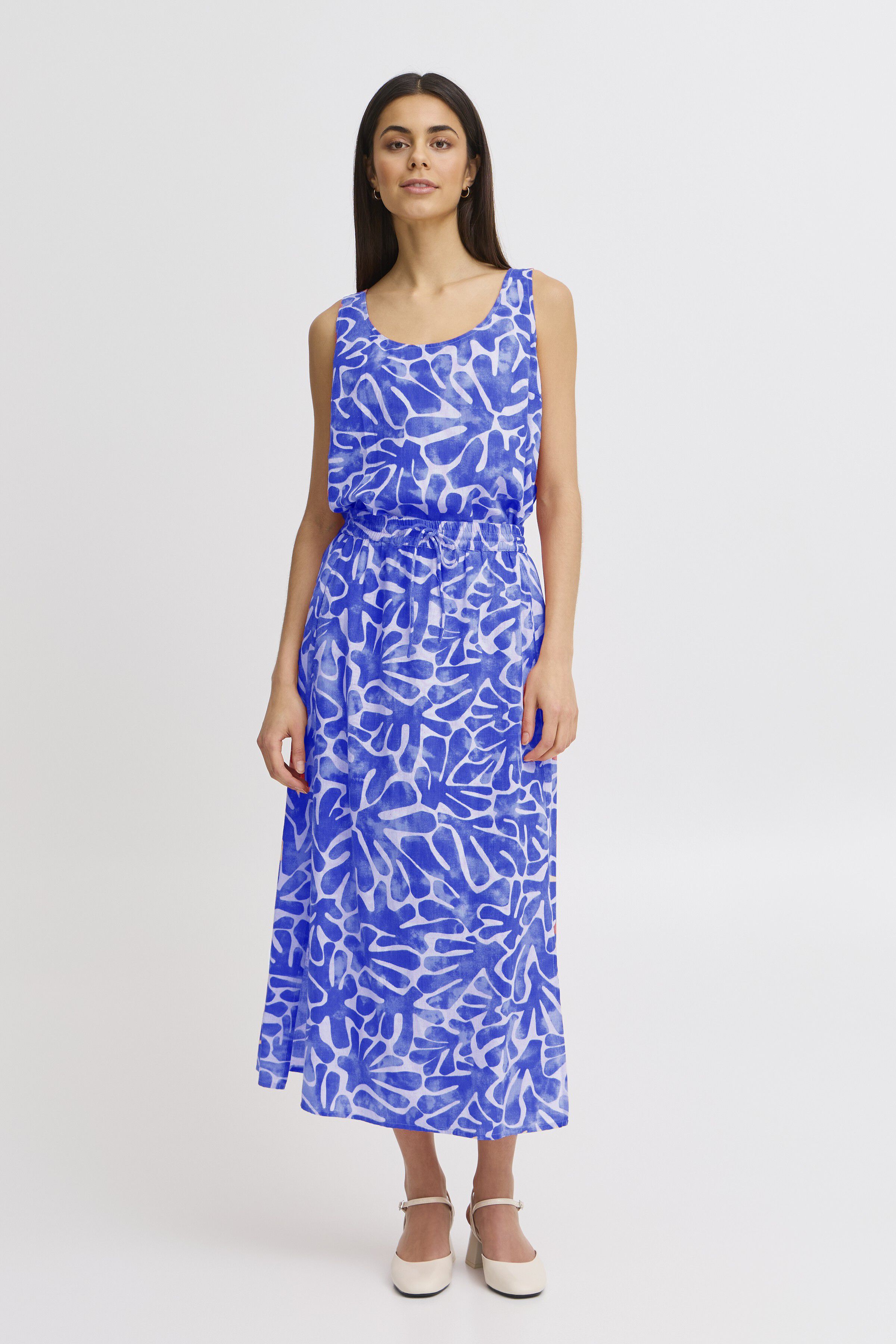 Cotton Linen Blend Sleeveless Top Image 3