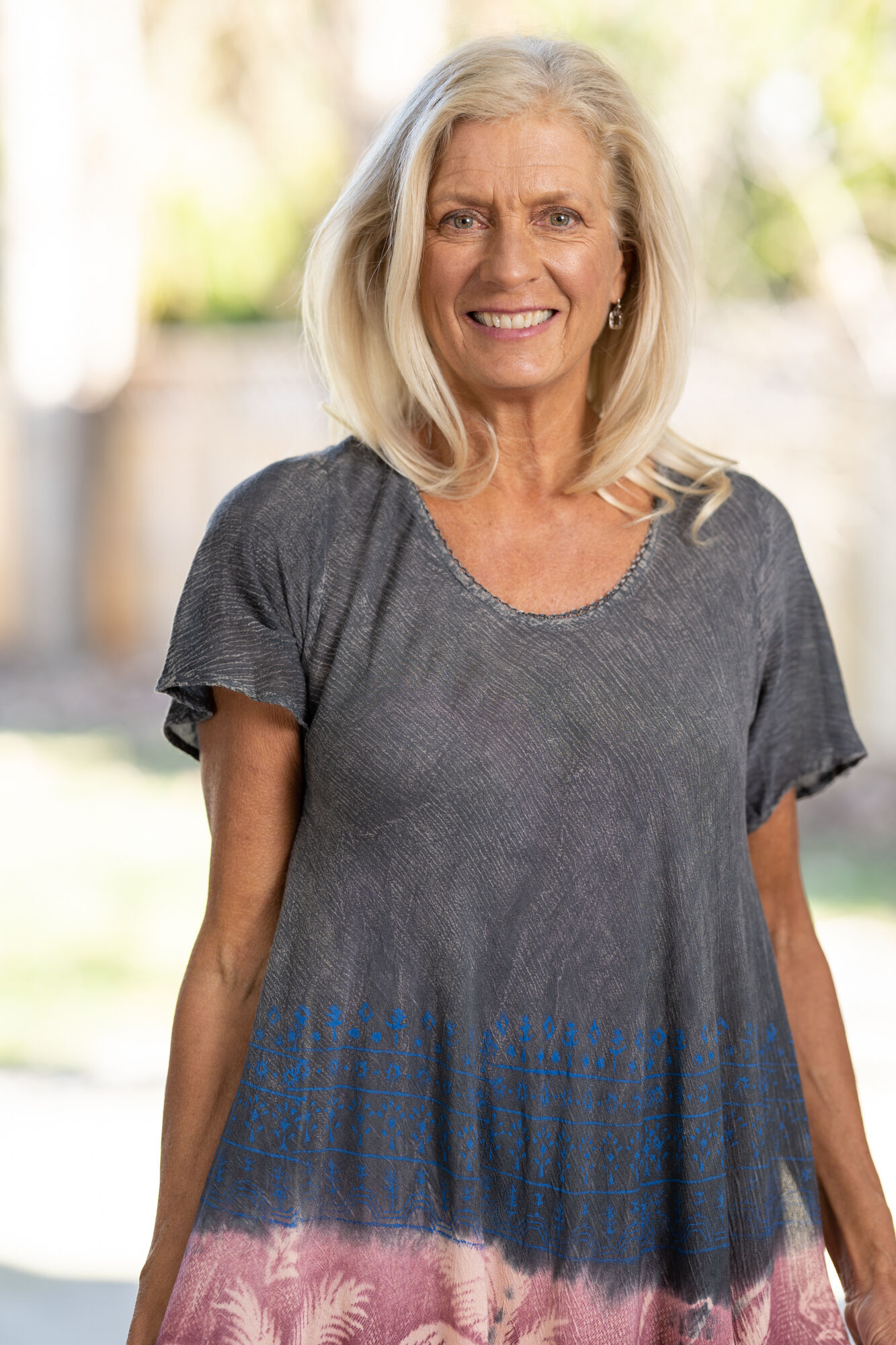 Bright TieDye Hippie Dress Image 3