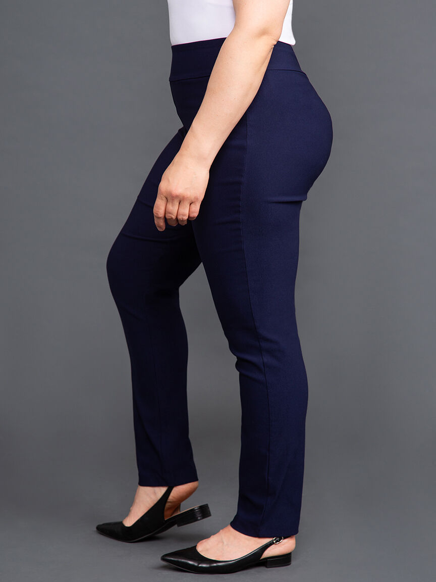 Bengaline Pull-On Pant w/ Tummy Smoothing Panel Image 3