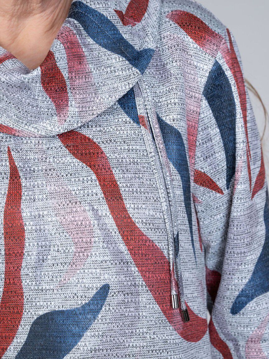 Long Sleeve Cowl Neck Top