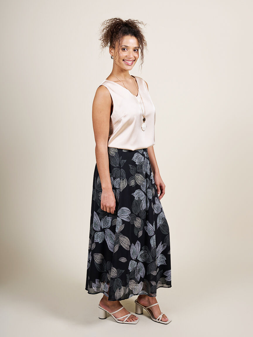 Sleeveless Satin Top  Image 3