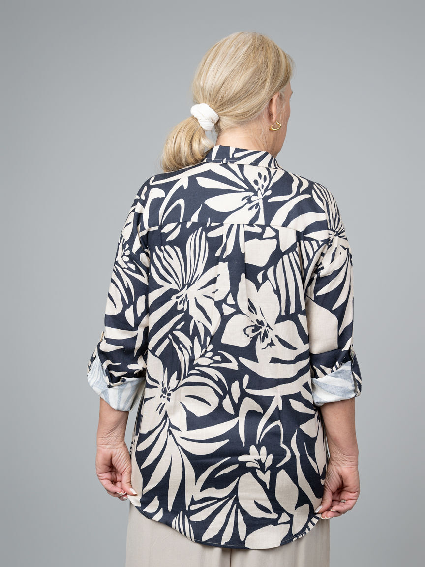 Long Sleeve Button Up Blouse