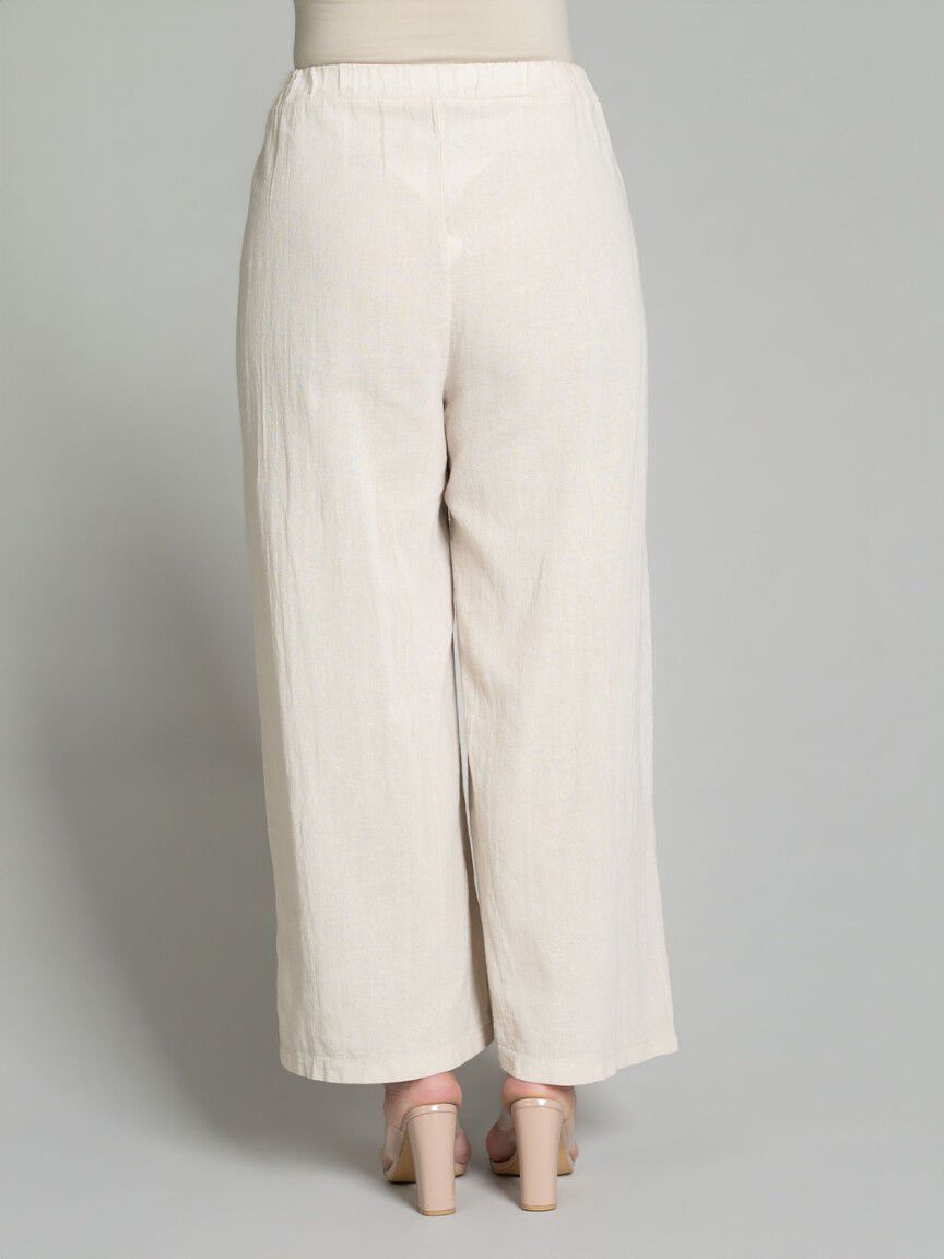 Wide Leg Pull-On Pants