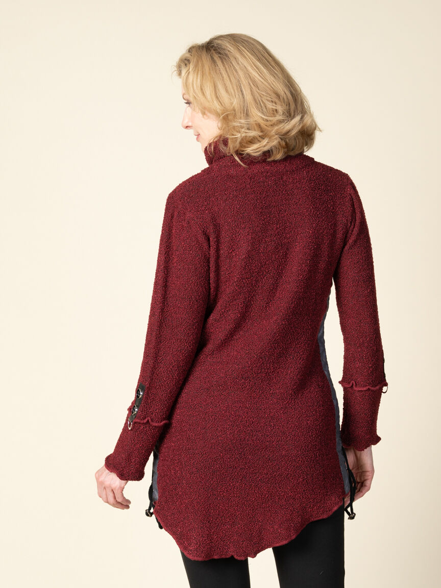 Long Sleeve Boucl&eacute; Tunic