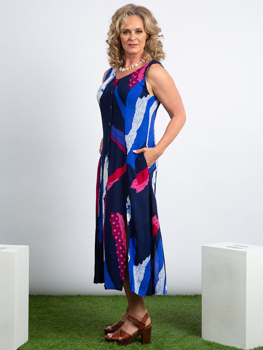 Button-Up Maxi Dress Image 2