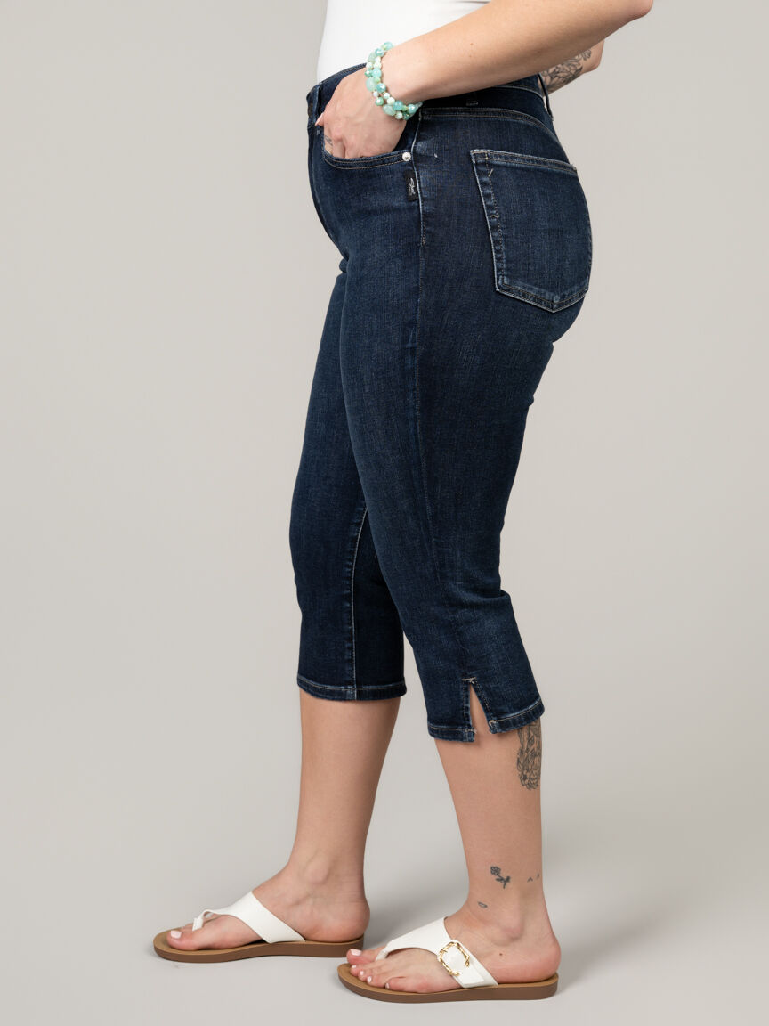 Isbister High Rise Slim Capri Jeans