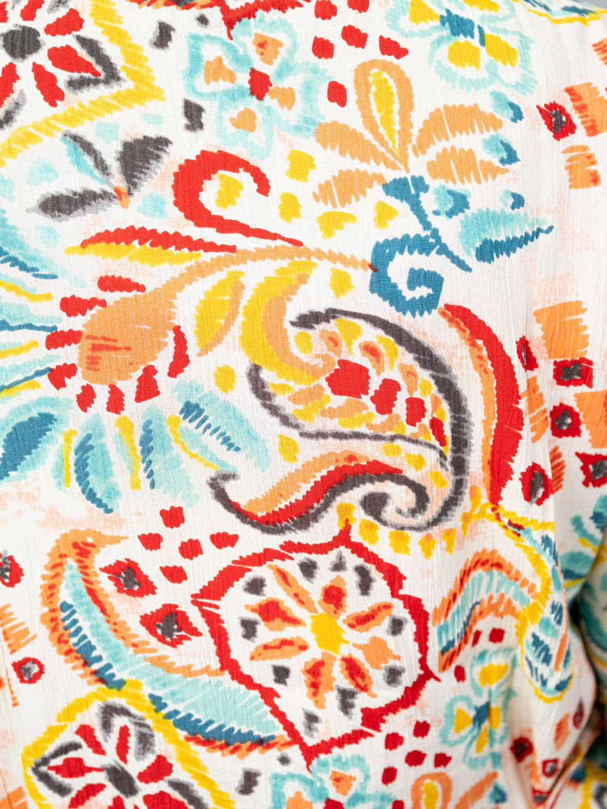 Thigh Length Kimono With Waist Tie