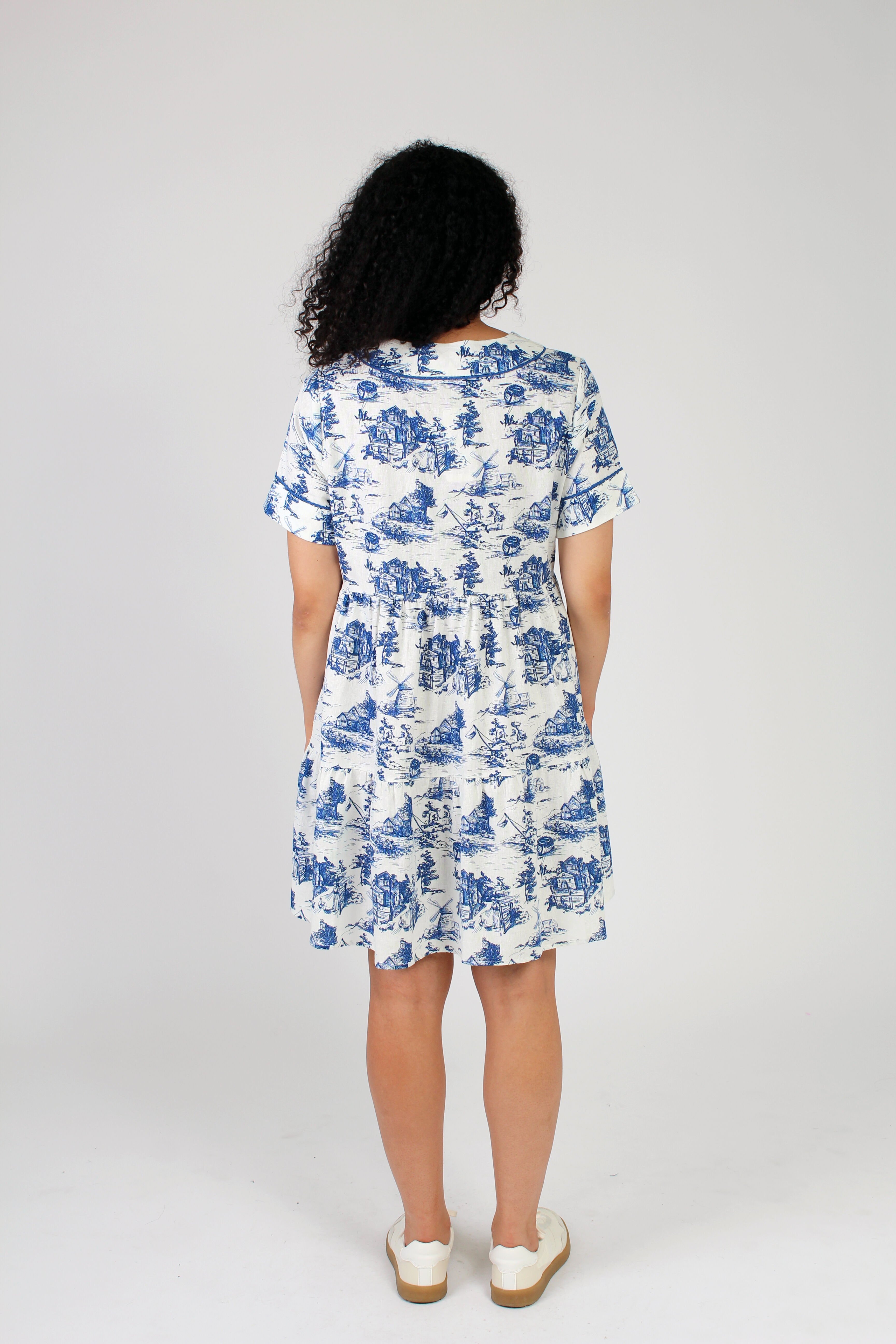 Knee Length Windmill Dress Image 2