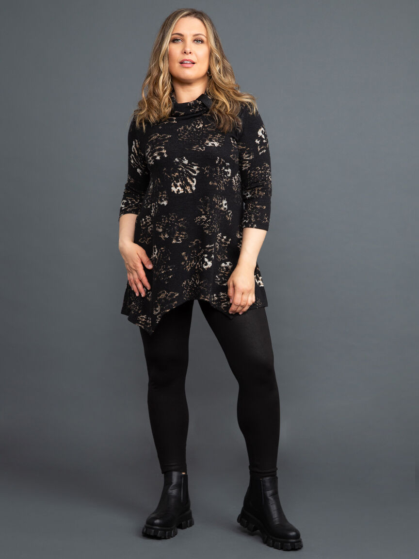 Cowl Neck Hatchi Tunic  Image 1