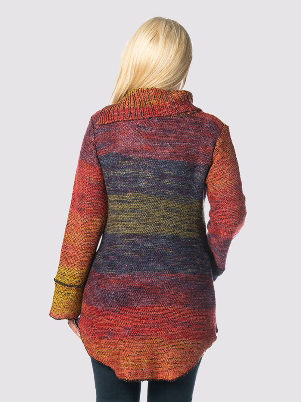 Space-Dye Groove Sweater Image 3