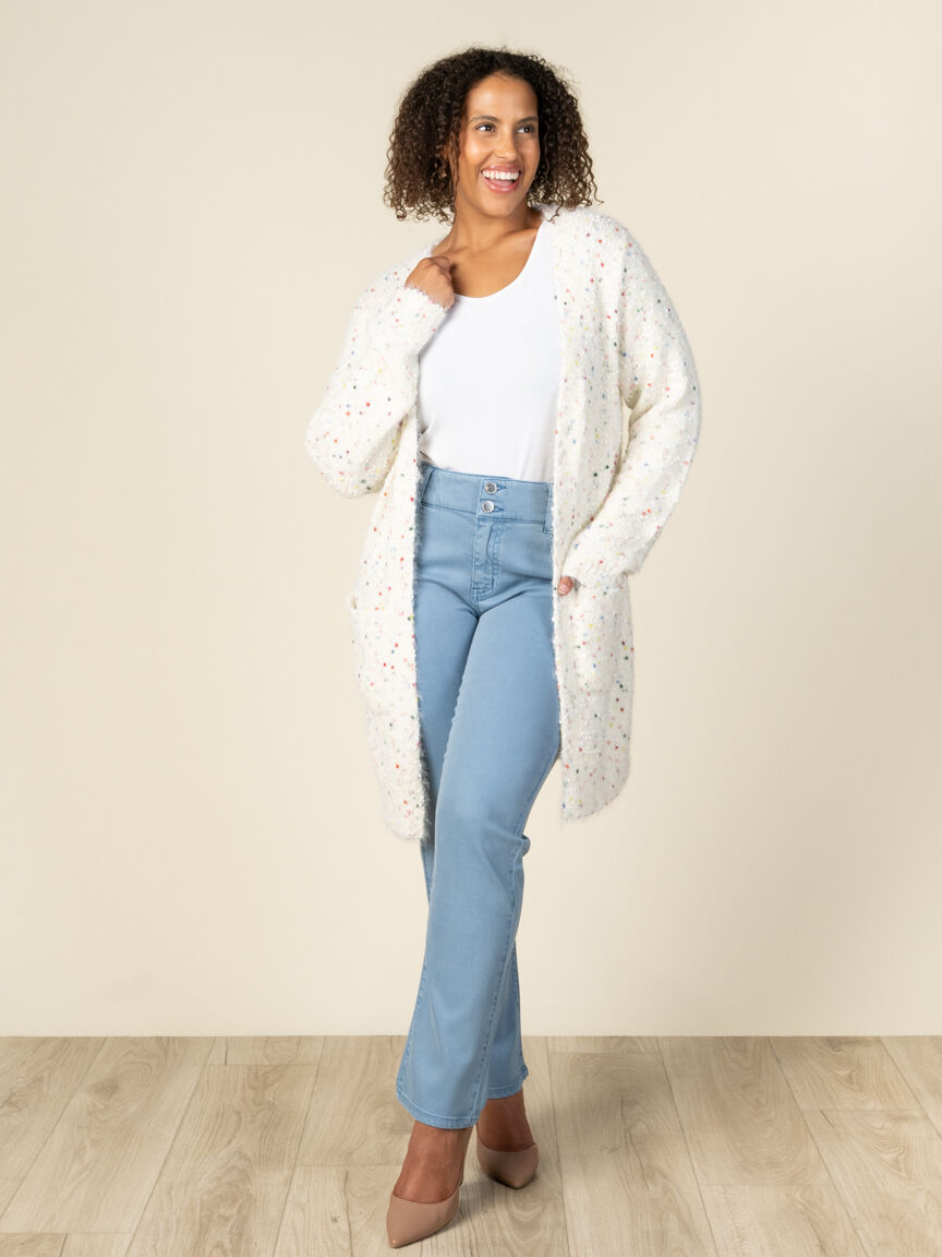 Soft Eyelash Cardigan  Image 1