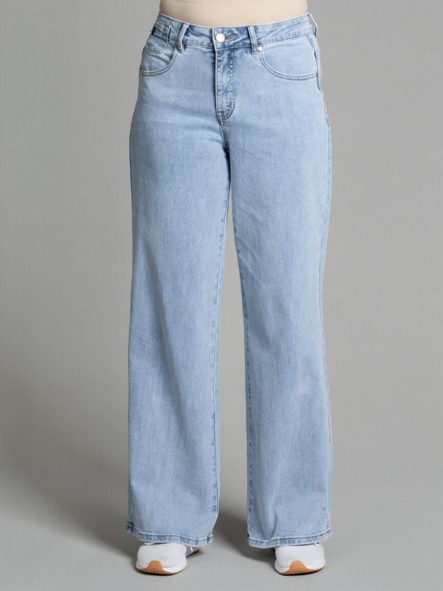 High Rise Wide Leg Jeans