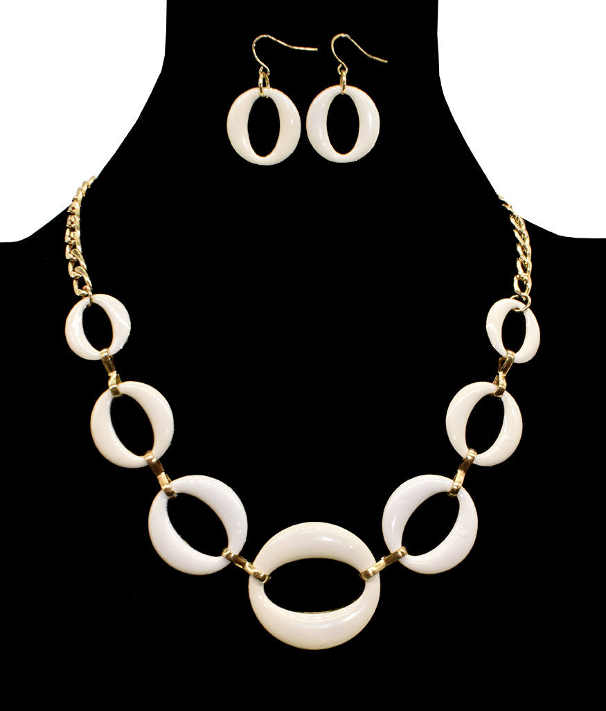 Short Circle Necklace set