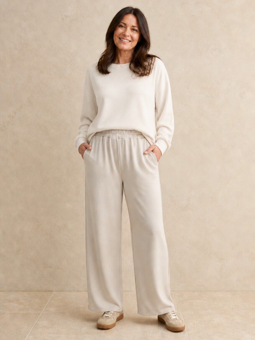 Wide Leg Sweatpants Image 1