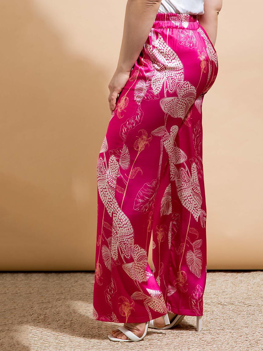 Satin Pull-On Pant Image 2