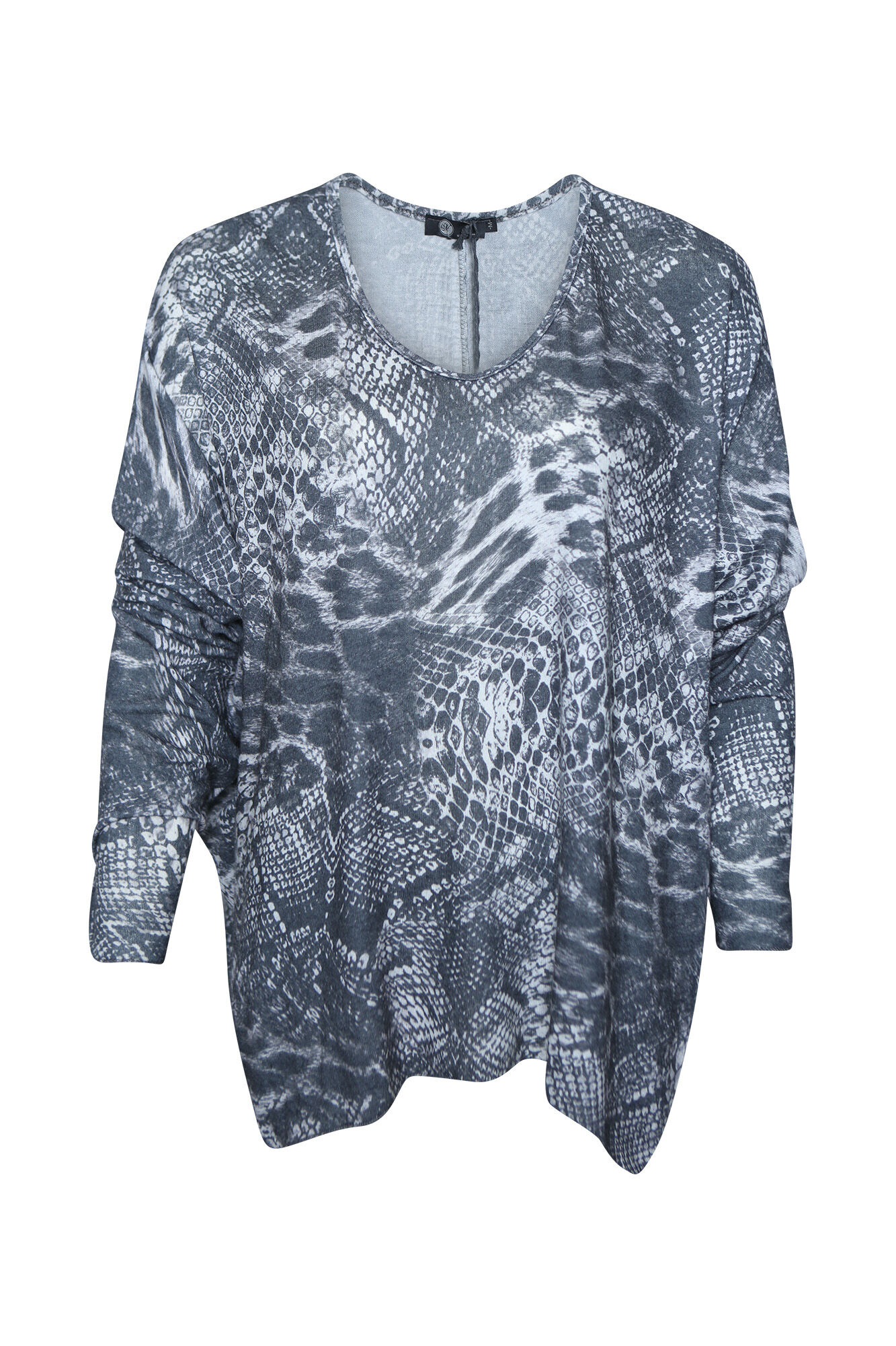 Ultra Soft Snake Print Long Sleeve Top Image 1