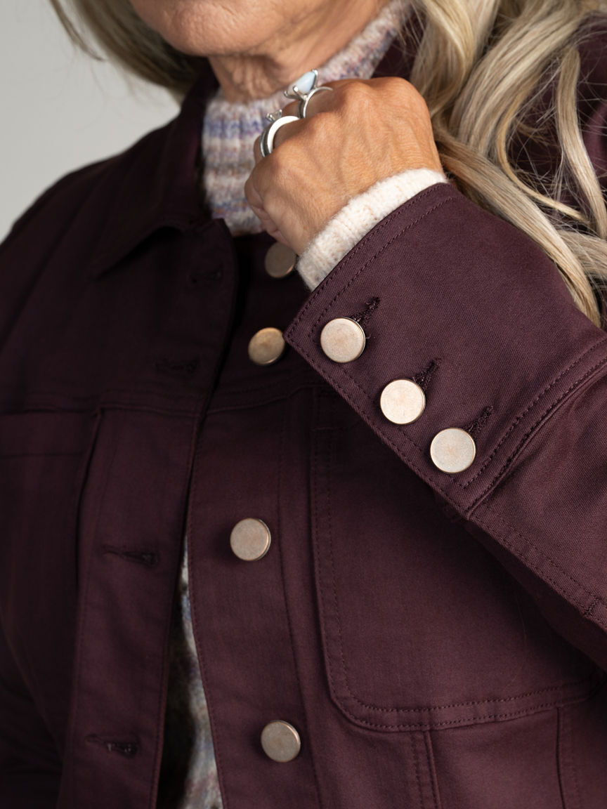 Denim Jacket with Inserts