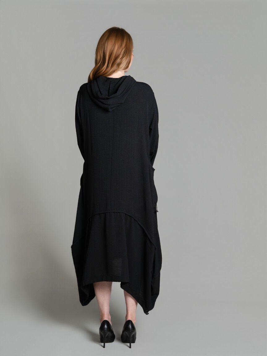 Hooded Midi Dress