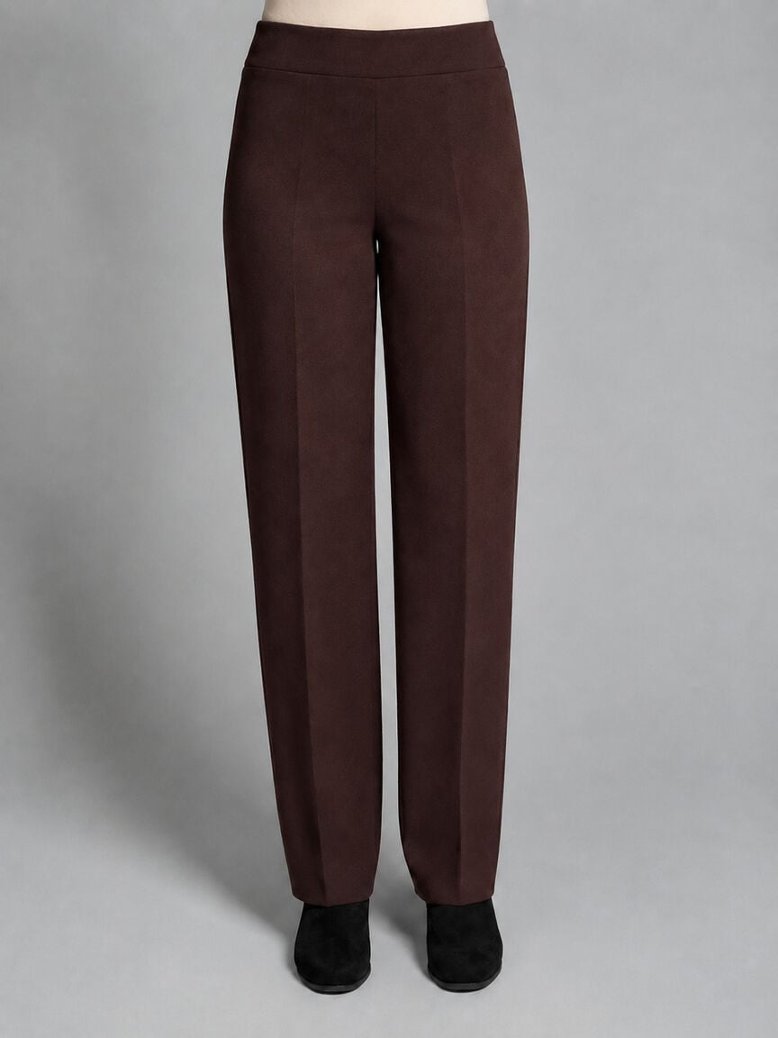 Pull-On Straight Leg Petite Pants Image 1
