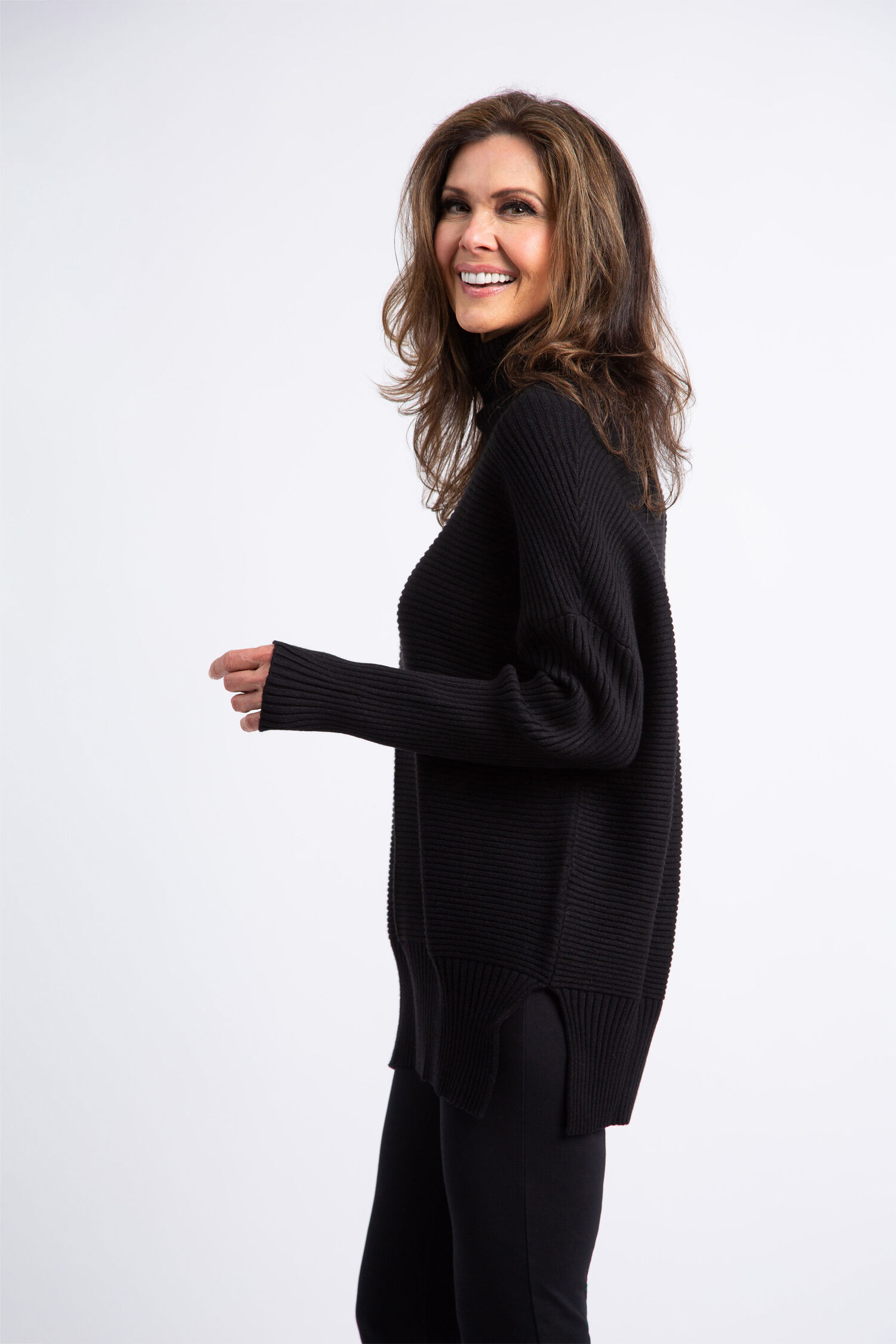 Ribbed Turtleneck Sweater  Image 2