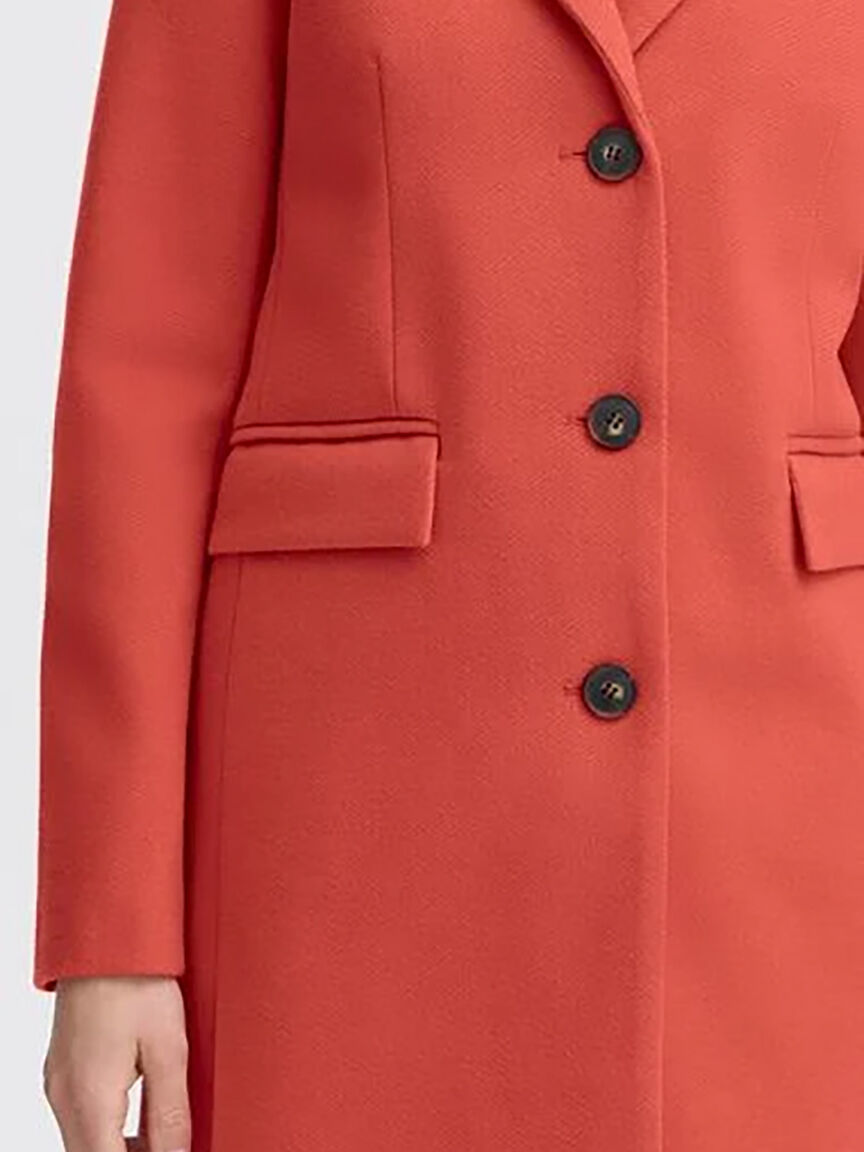 Button-Up Woven Coat