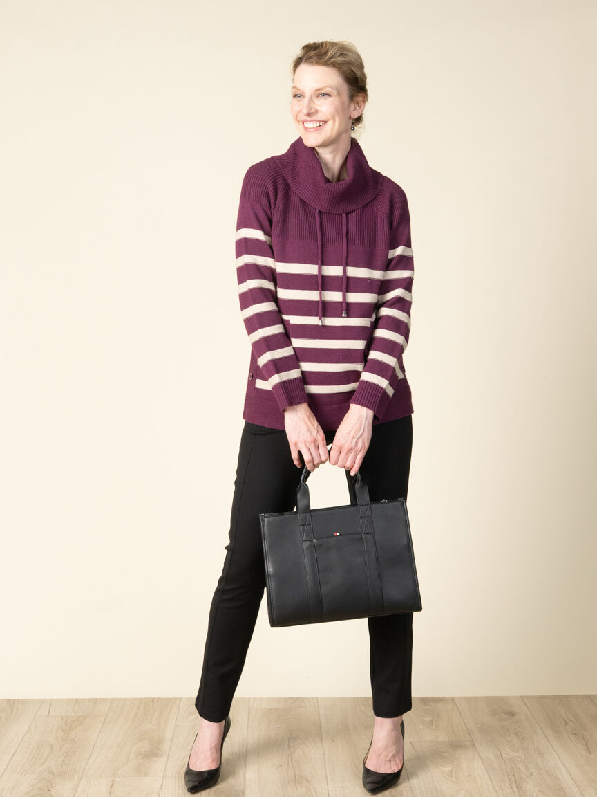 Long Sleeve Cowl Neck Sweater