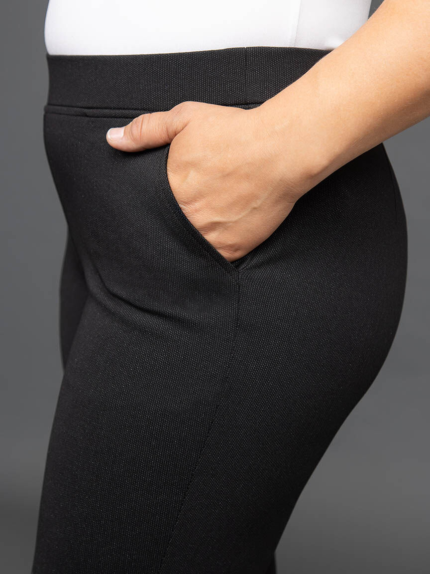 Pull On Slim Cut Pants Image 5