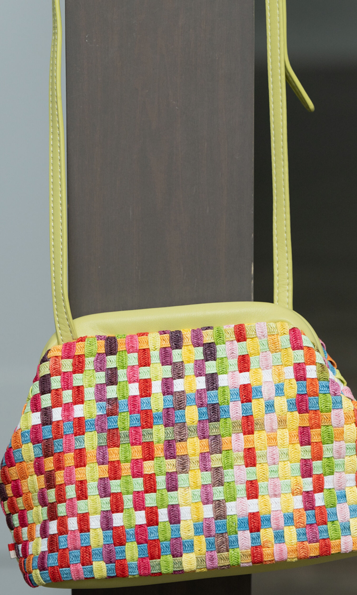 Vegan Leather Crossbody Bag Image 1