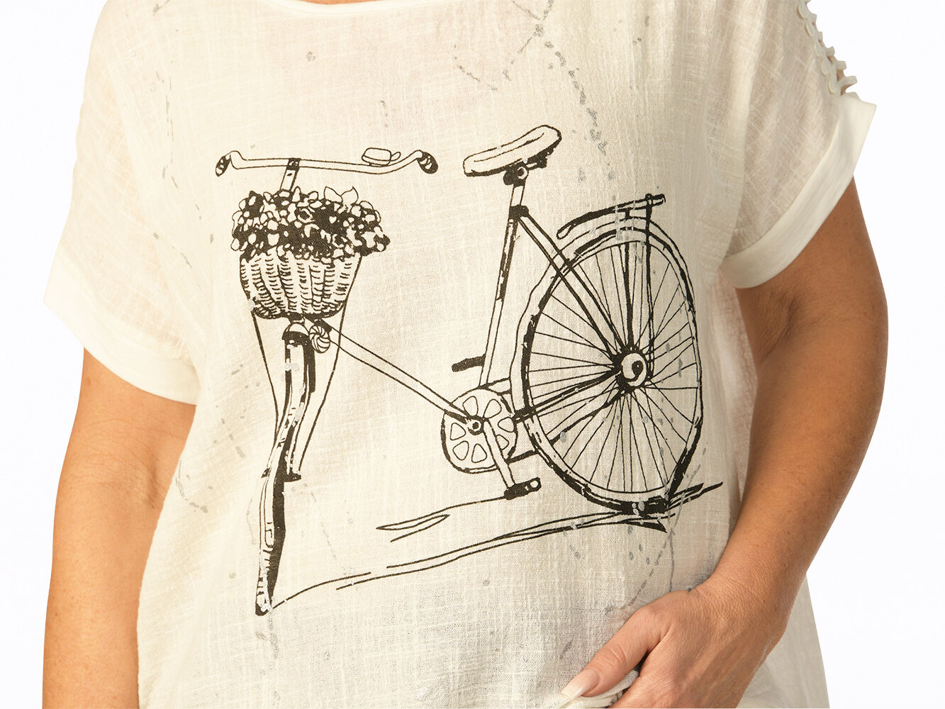 Dressy Bicycle Tee Image 4