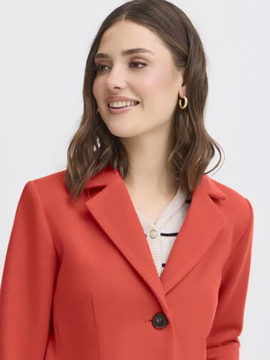 Button-Up Woven Coat