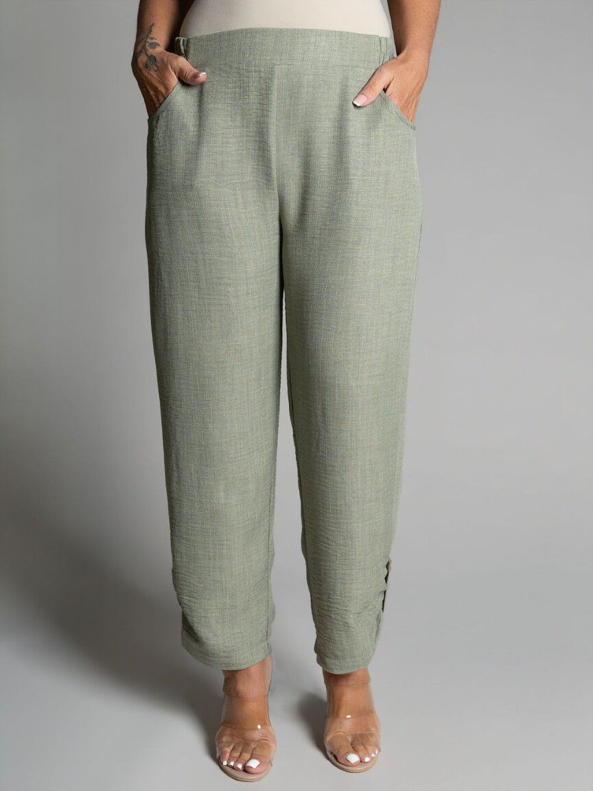 Pull-On Relaxed Fit Pants Image 2