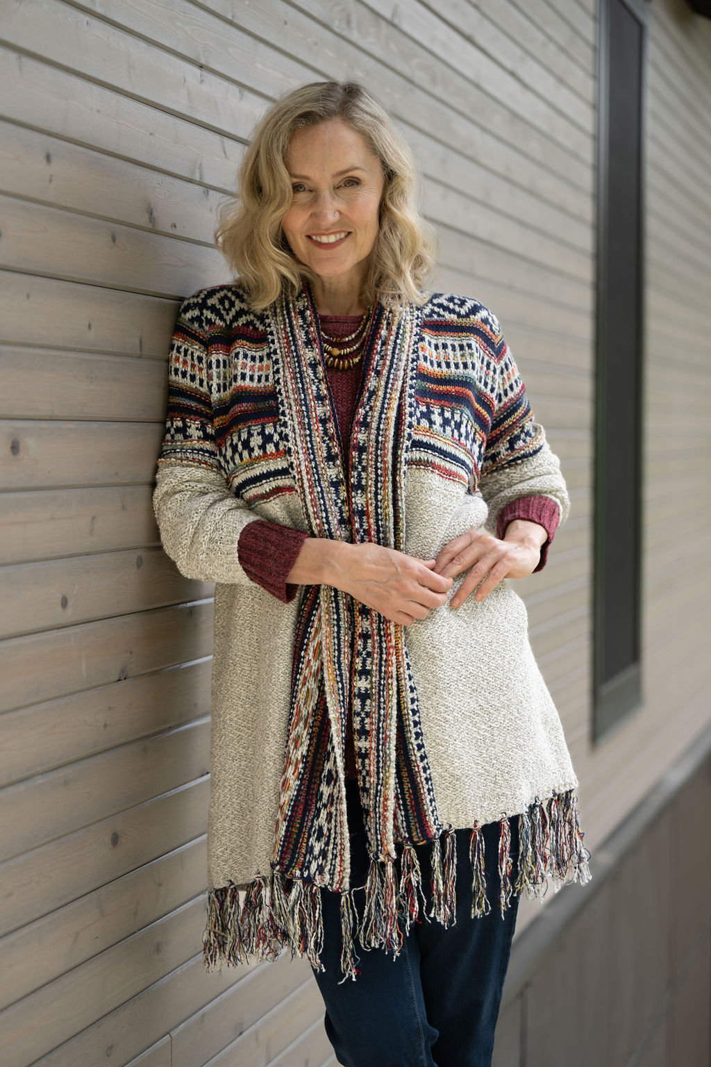Trendsetter Fringe Cardigan Image 1