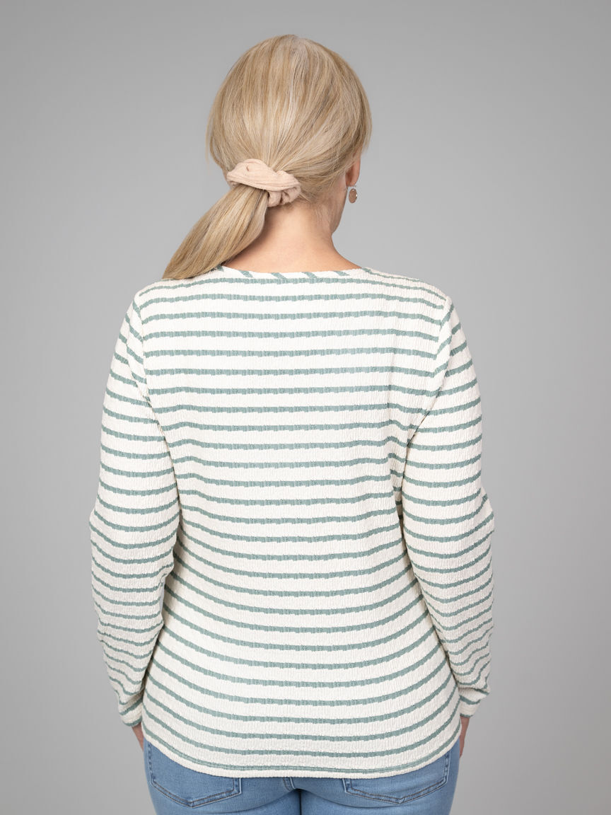 Long Sleeve Striped Top