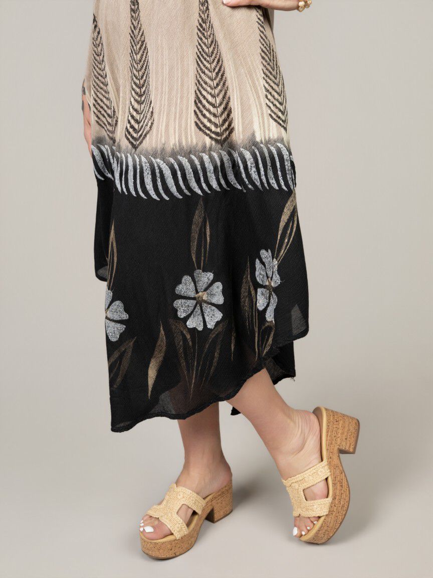 Sleeveless Tie Dye Midi Dress