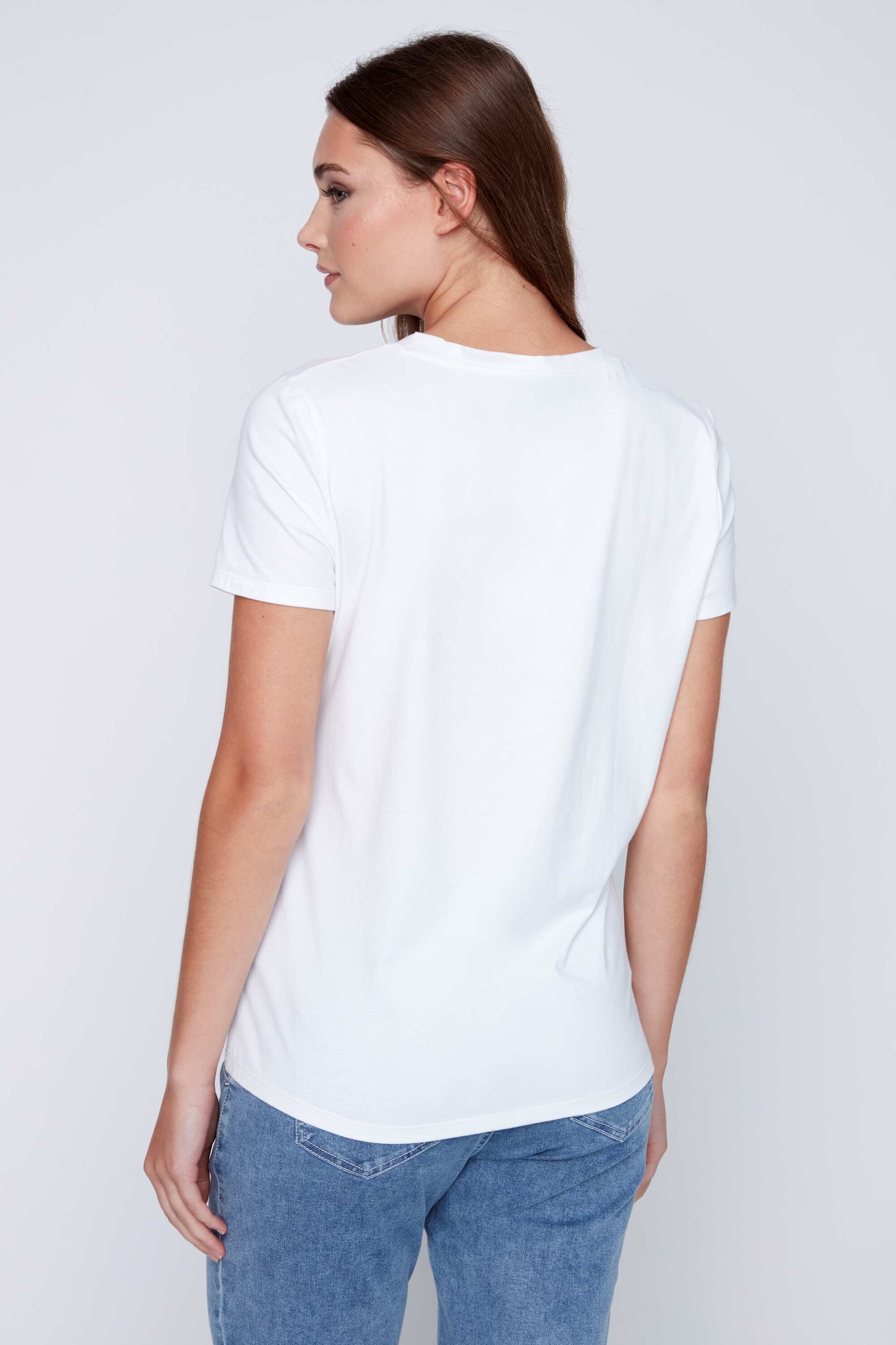 Floral Heart T-Shirt Image 2