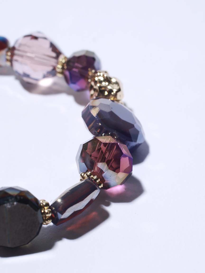 Elastic Bead and Stone Bracelet  Image 3