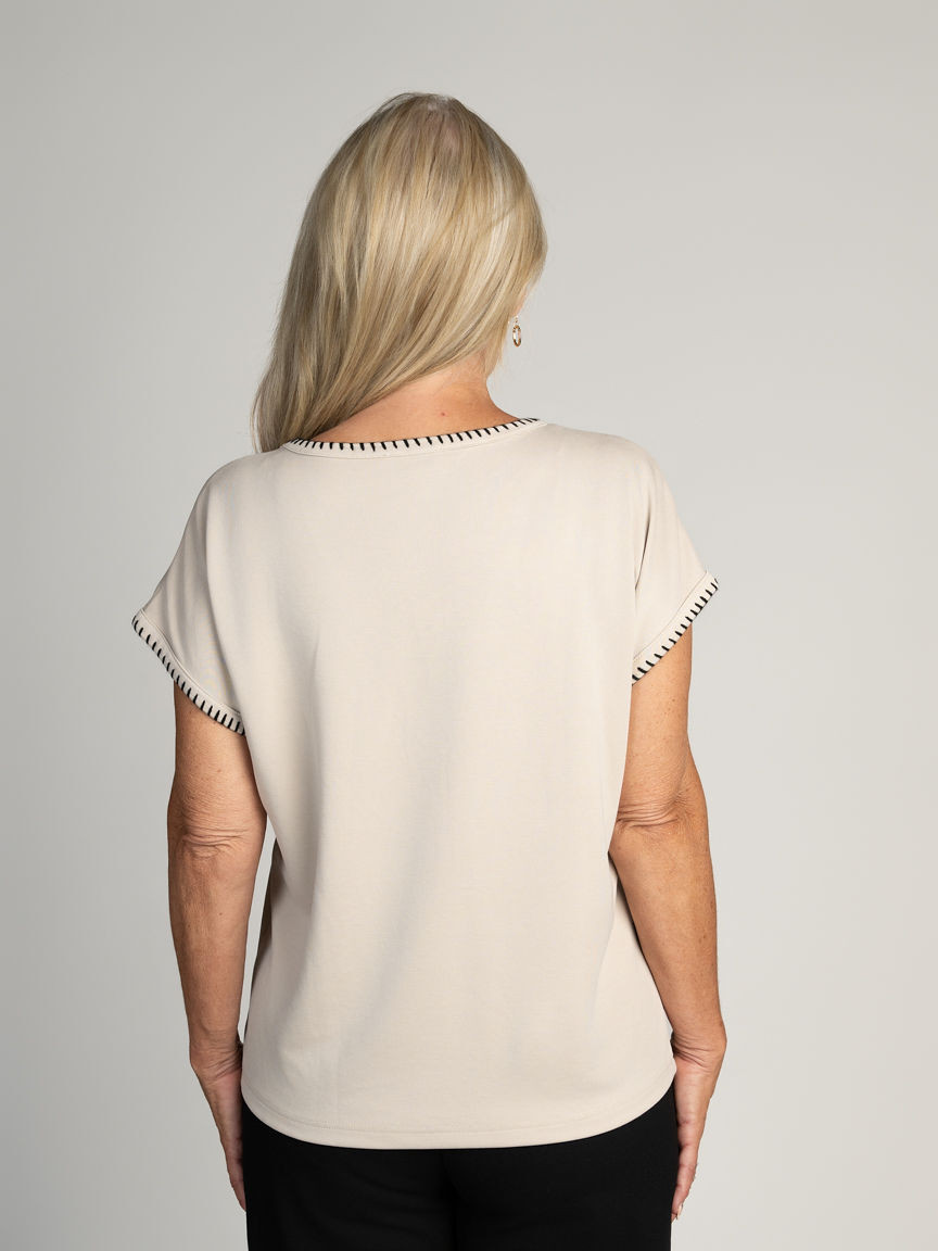 Contrast Stitch T-Shirt