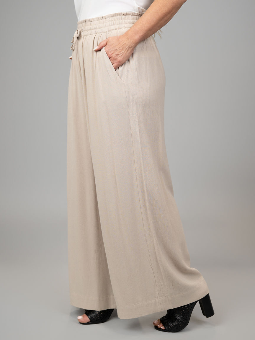 Pull-On Linen Pants