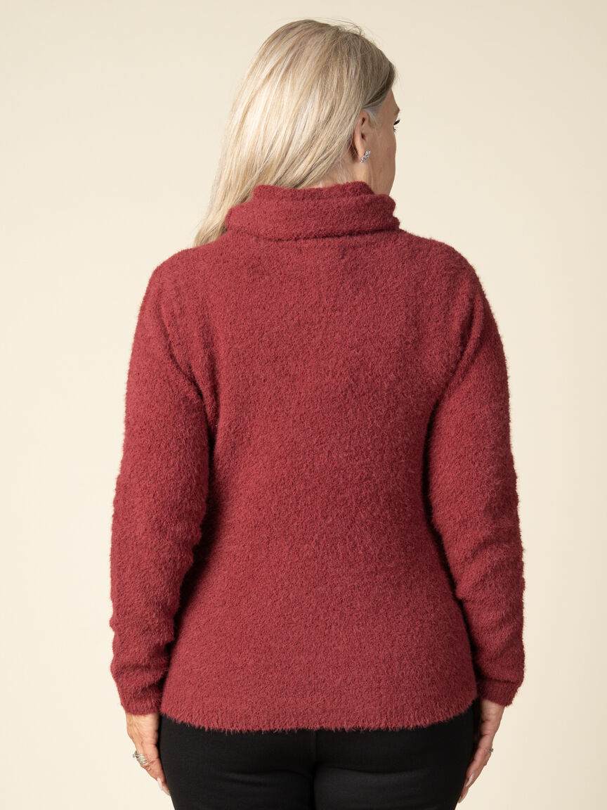 Long Sleeve Mock Neck Sweater